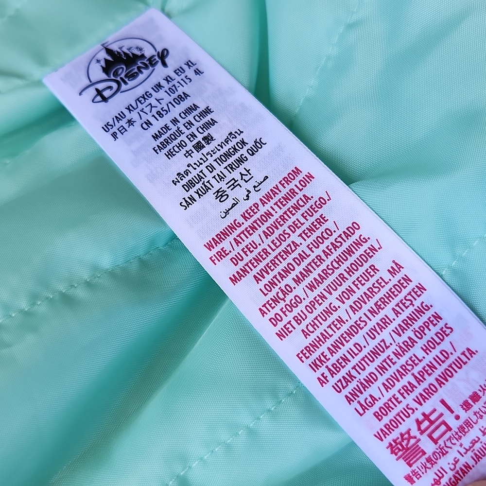 Stoney Clover Lane Mint Green & Cream Bomber Jacket - Picture 10 of 10